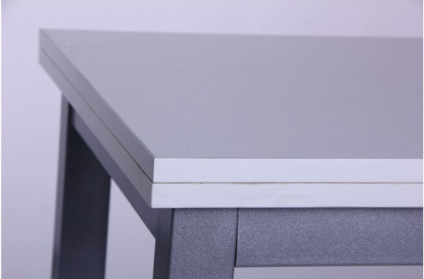 Розкладний обідній стіл AMF Кадіс Меламін білий глянець-6