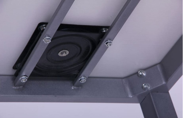 Розкладний обідній стіл AMF Кадіс Меламін білий глянець-8