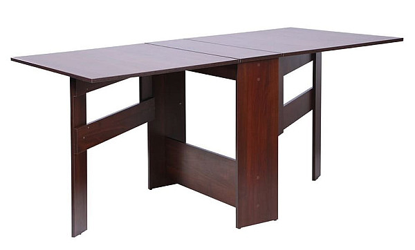 Розкладний обідній стіл AMF Книжка СК-1 Горіх темний-0