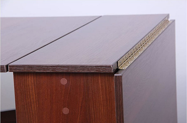 Розкладний обідній стіл AMF Книжка СК-1 Горіх темний-5