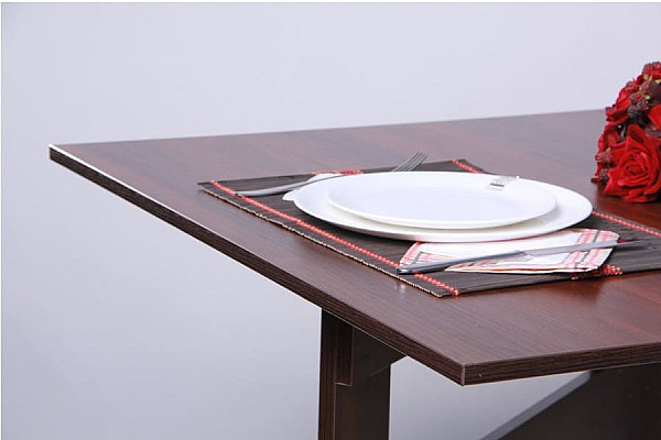 Розкладний обідній стіл AMF Книжка СК-1 Горіх темний-7