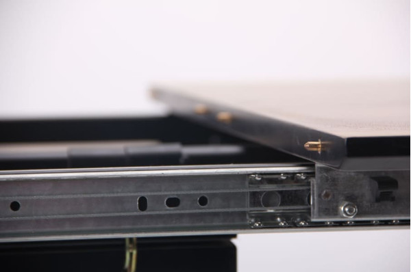 Розкладний обідній стіл AMF Orlando Чорний - Дуб шервуд-10