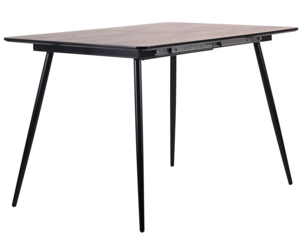 Розкладний обідній стіл AMF Orlando Чорний - Дуб шервуд-4