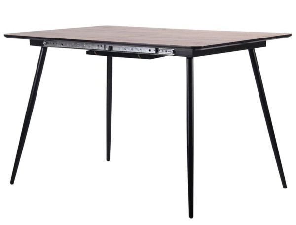 Розкладний обідній стіл AMF Orlando Чорний - Дуб шервуд-5