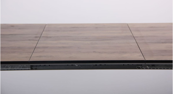 Розкладний обідній стіл AMF Orlando Чорний - Дуб шервуд-7