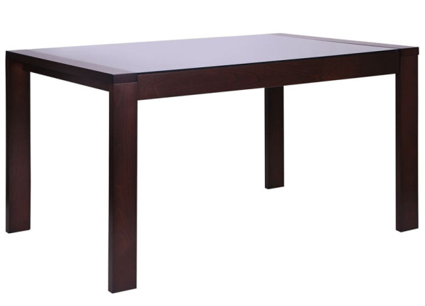 Розкладний обідній стіл AMF Рейн Горіх темний Скло-0