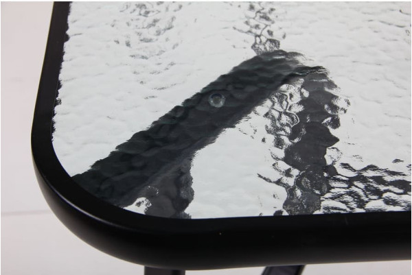 Обідній стіл AMF Cancun Чорний Скло-7