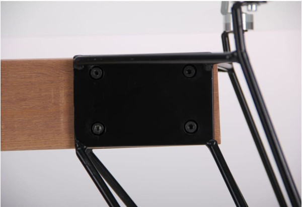 Обідній стіл AMF Каттані чорний/Скло прозоре-14