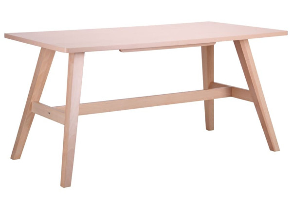 Обеденный стол AMF Пармезан Бук беленый-0