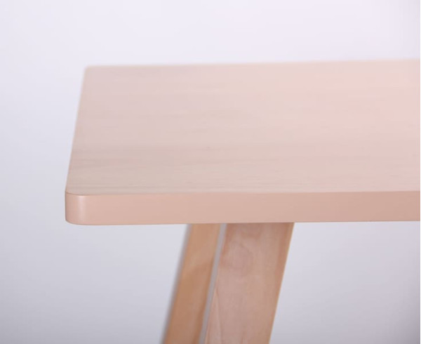 Обеденный стол AMF Пармезан Бук беленый-6