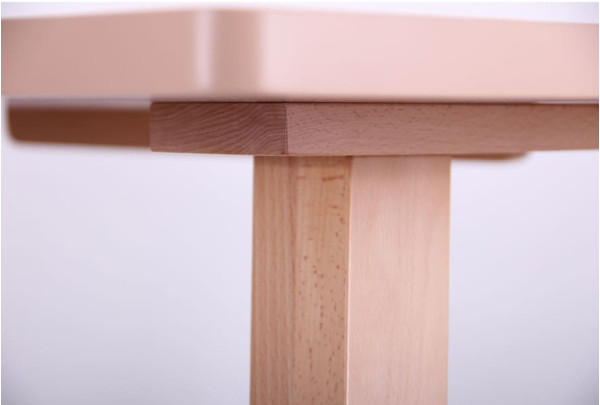 Обеденный стол AMF Пармезан Бук беленый-7