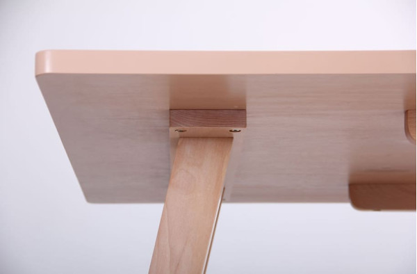 Обеденный стол AMF Пармезан Бук беленый-8