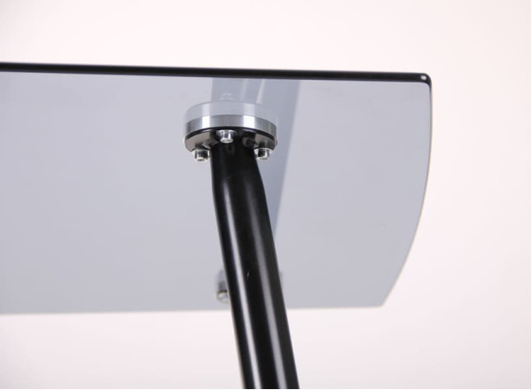 Обеденный стол AMF Умберто Черный/Стекло тонированное Серое-11