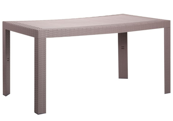 Обідній стіл AMF Urano Пластик під ротанг Тауп-0