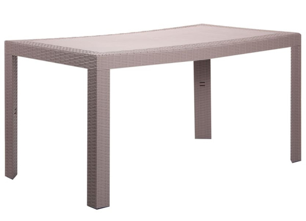 Обідній стіл AMF Urano Пластик під ротанг Тауп-1