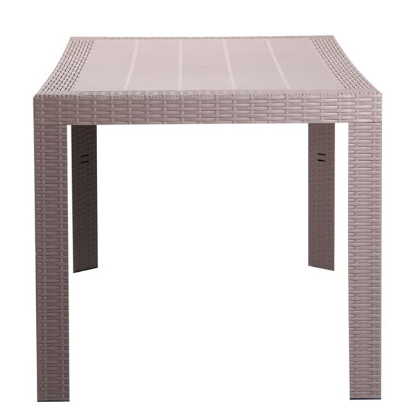 Обідній стіл AMF Urano Пластик під ротанг Тауп-3