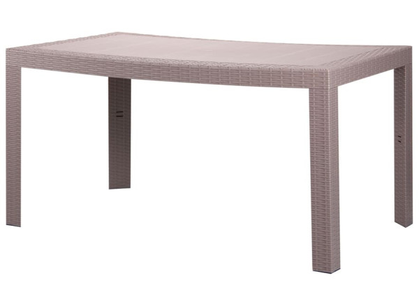 Обідній стіл AMF Urano Пластик під ротанг Тауп-4