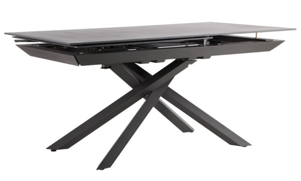 Розкладний обідній стіл AMF Bart basalt/stone Granite gray-0