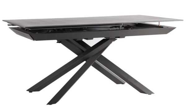 Розкладний обідній стіл AMF Bart basalt/stone Granite gray-1