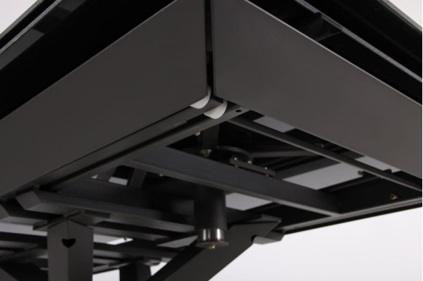 Розкладний обідній стіл AMF Bart basalt/stone Granite gray-12