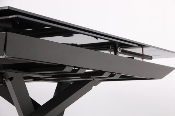 Розкладний обідній стіл AMF Bart basalt/stone Granite gray-13