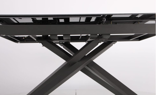 Розкладний обідній стіл AMF Bart basalt/stone Granite gray-14