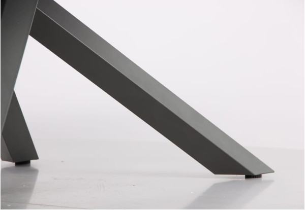 Розкладний обідній стіл AMF Bart basalt/stone Granite gray-16