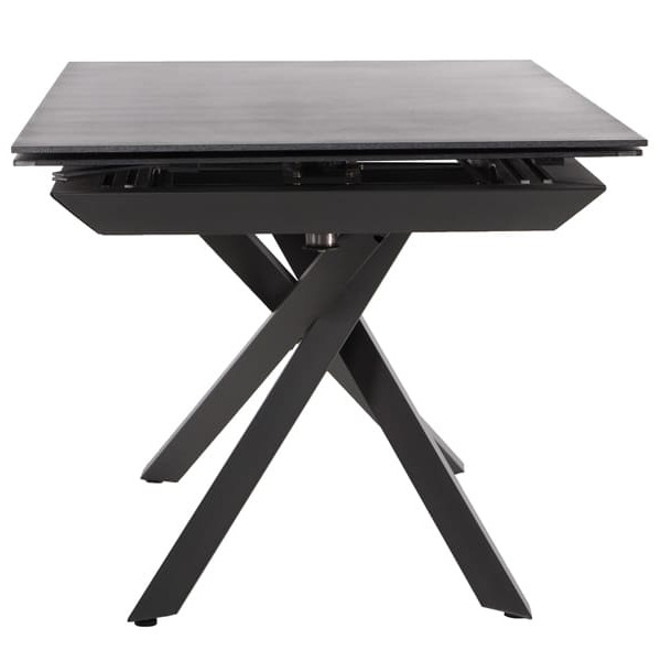 Розкладний обідній стіл AMF Bart basalt/stone Granite gray-3