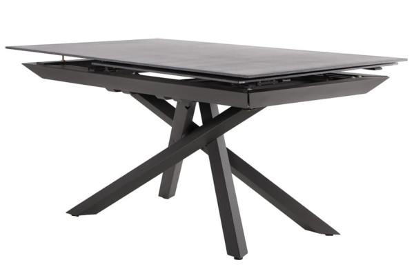 Розкладний обідній стіл AMF Bart basalt/stone Granite gray-4