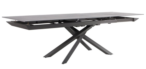 Розкладний обідній стіл AMF Bart basalt/stone Granite gray-5