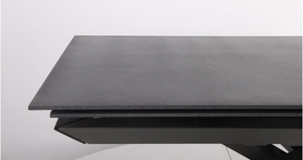 Розкладний обідній стіл AMF Bart basalt/stone Granite gray-6