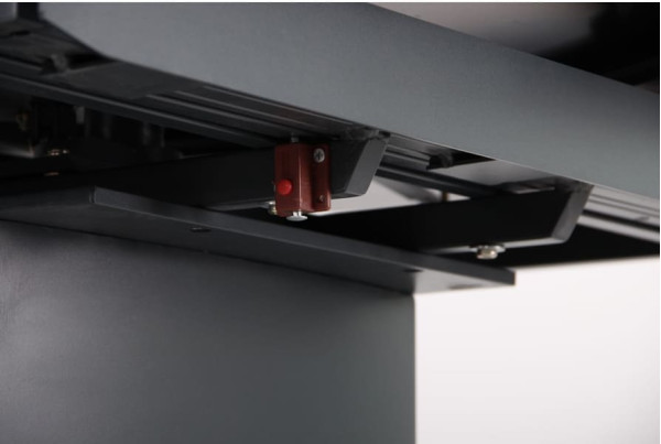 Розкладний обідній стіл AMF Billy anthracite/Ceramics calacatta nero-10