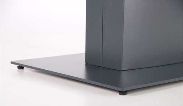 Розкладний обідній стіл AMF Billy anthracite/Ceramics calacatta nero-12