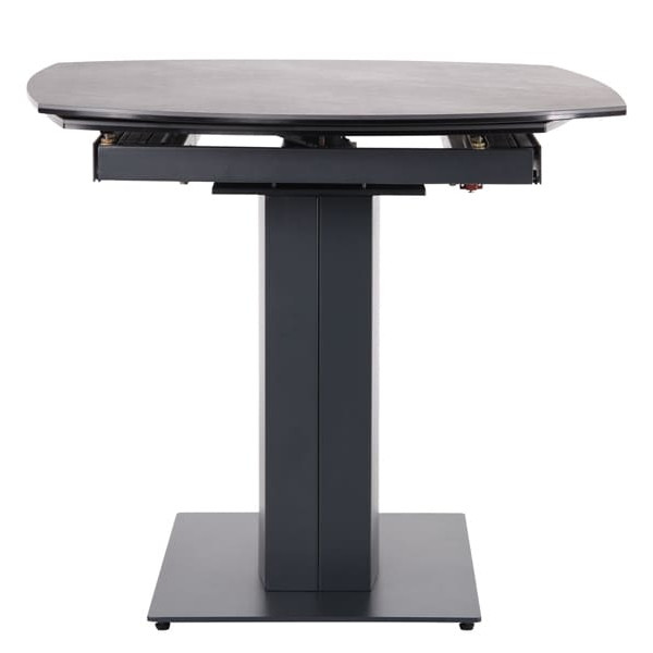 Розкладний обідній стіл AMF Billy anthracite/Ceramics calacatta nero-3