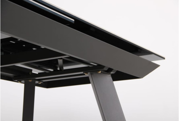 Розкладний обідній стіл AMF Bliss basalt/сeramics Symphony gray-11