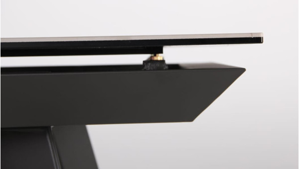 Розкладний обідній стіл AMF Bliss basalt/сeramics Symphony gray-9