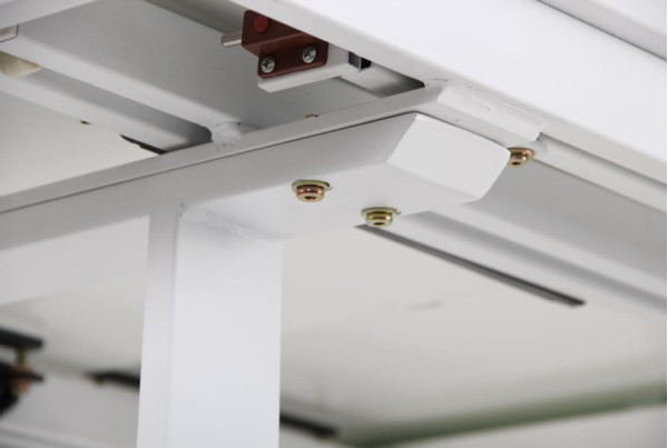 Розкладний обідній стіл AMF Frank white/glass Snow white Білий-15