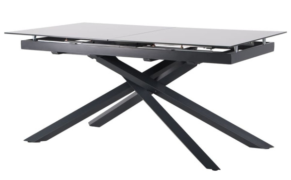 Розкладний обідній стіл AMF Gerald anthracite/glass Slate gray-4