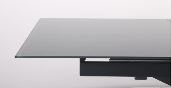 Розкладний обідній стіл AMF Gerald anthracite/glass Slate gray-7
