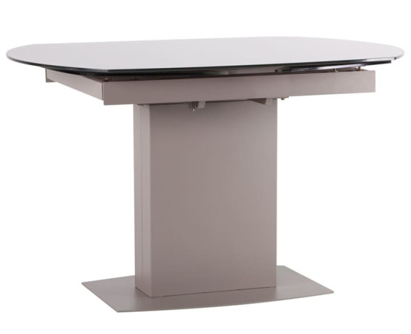 Розкладний обідній стіл AMF Joel beige/glass Quartz beige-0