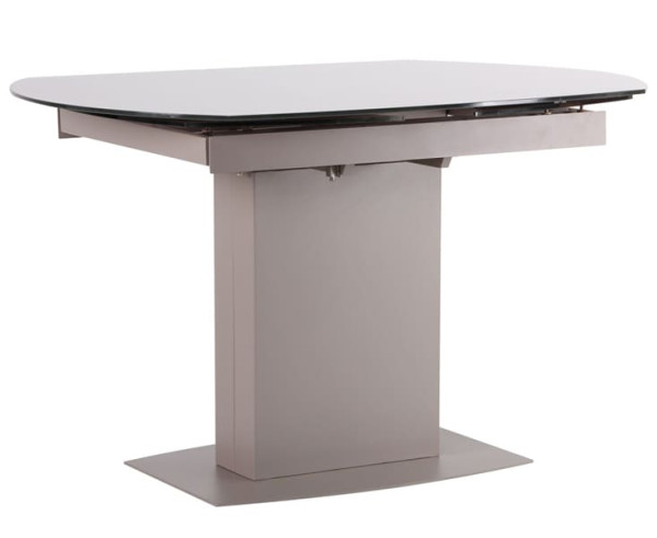 Розкладний обідній стіл AMF Joel beige/glass Quartz beige-1