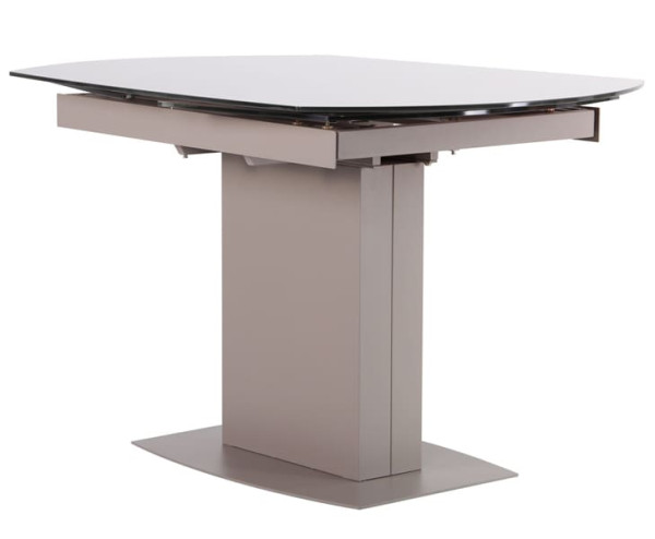 Розкладний обідній стіл AMF Joel beige/glass Quartz beige-4