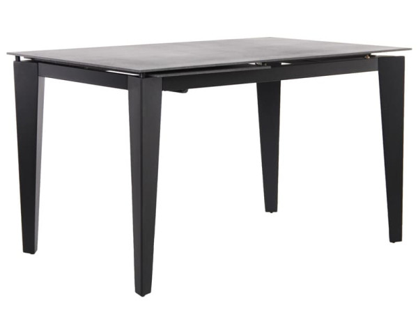 Розкладний обідній стіл AMF Jonathan black/stone Granite nero-1