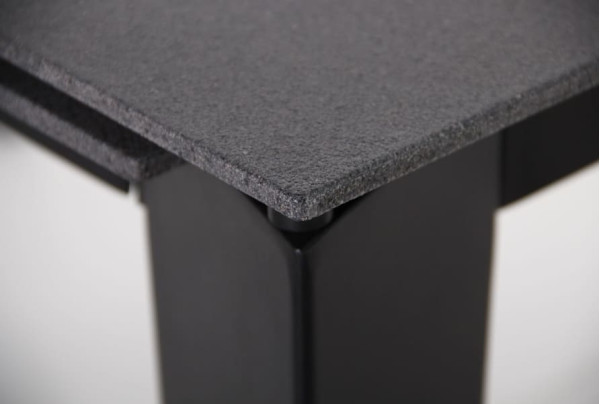 Розкладний обідній стіл AMF Jonathan black/stone Granite nero-11
