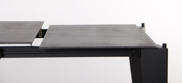 Розкладний обідній стіл AMF Jonathan black/stone Granite nero-12