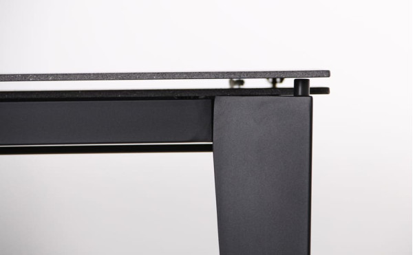 Розкладний обідній стіл AMF Jonathan black/stone Granite nero-14