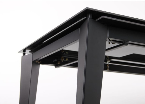 Розкладний обідній стіл AMF Jonathan black/stone Granite nero-16
