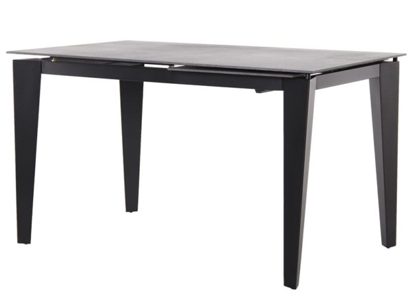Розкладний обідній стіл AMF Jonathan black/stone Granite nero-4