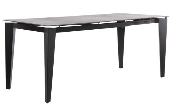 Розкладний обідній стіл AMF Jonathan black/stone Granite nero-5