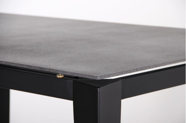 Розкладний обідній стіл AMF Jonathan black/stone Granite nero-6